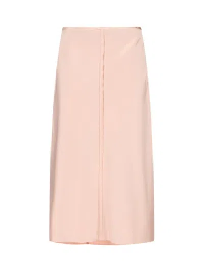 Ami Alexandre Mattiussi Midi And Knee Length Skirt Design In Pink