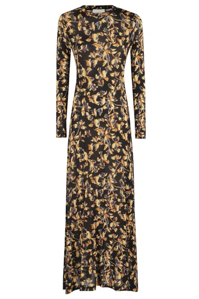 Ulla Johnson Amari Long-sleeve Maxi Dress In Multi