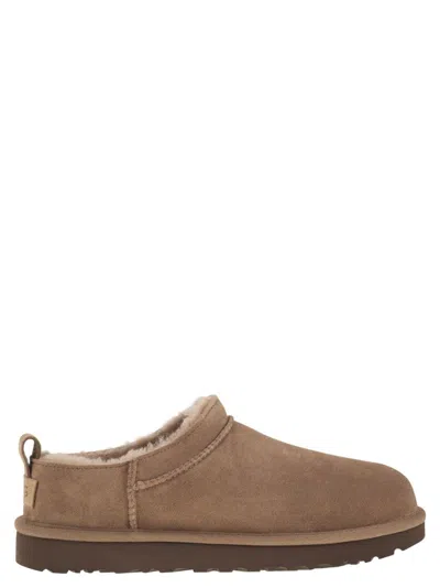 Ugg W Classic Micro Rocky Oak Mule In Brown
