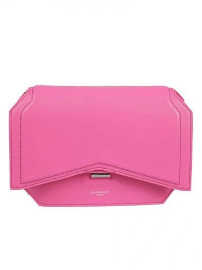 Shop Givenchy Bow-cut X-body Bag In Shocking Pink