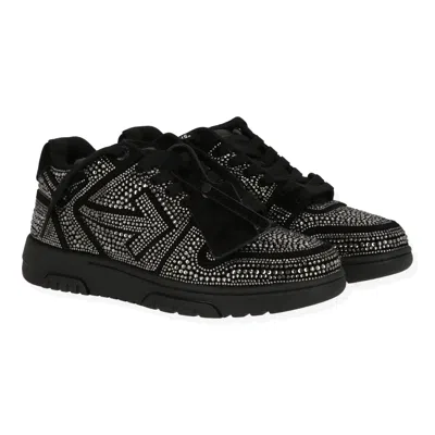 Off-white Out Of Office Strass Sneakers In Black