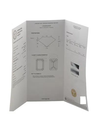 Pre-owned Lb Exclusive 18k White Gold Diamond Drop Earrings