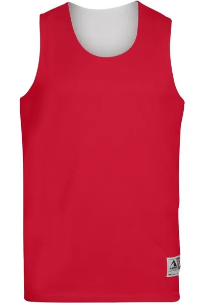 Augusta Sportswear Reversible Wicking Tank Top In Red