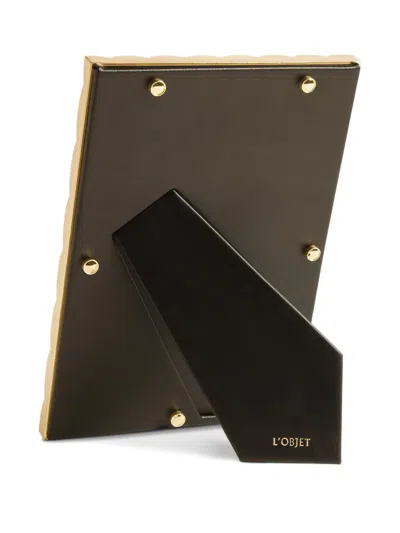L'objet Maxime Ridged Photo Frame (13cm X 18cm) In Gold