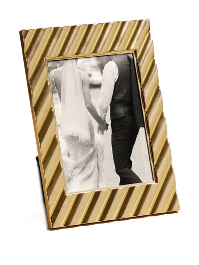 L'objet Maxime Ridged Photo Frame (13cm X 18cm) In Gold