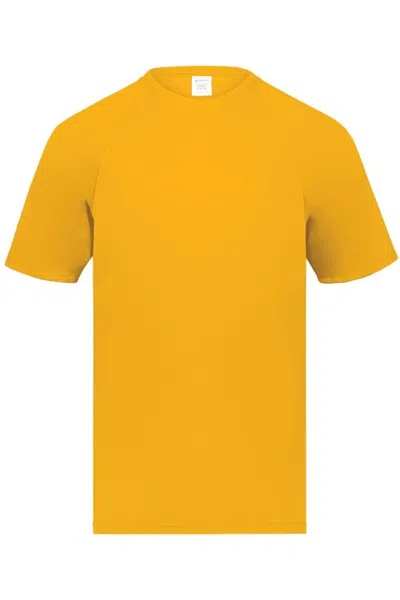 Augusta Sportswear Attain Color Secure Performance Shirt In Gold