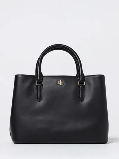 Ralph Lauren Marcy 26 Satchel Small In Black