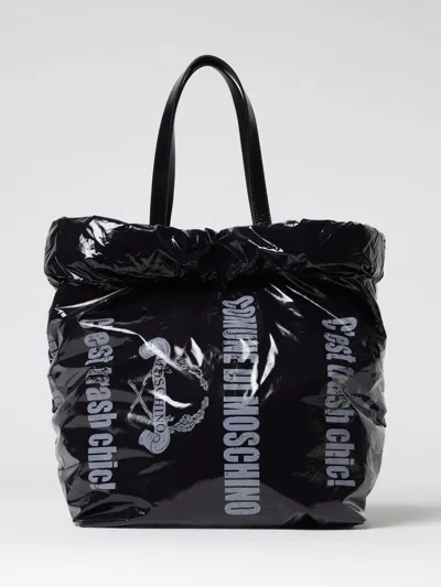 Moschino Trash Bag In Black