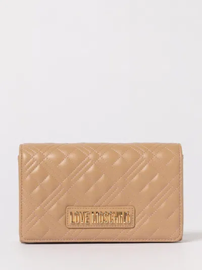 Love Moschino Crossbody Bag  Woman Color Beige In Brown
