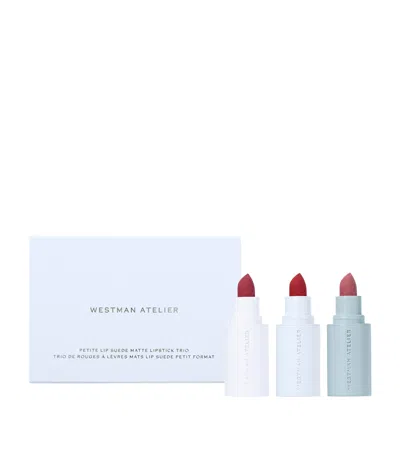 Westman Atelier Petite Lip Suede Matte Lipstick Trio In Multi