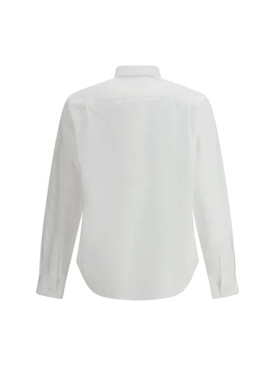 Prada Oxford Shirt Long Sleeves Button Down Collar In White