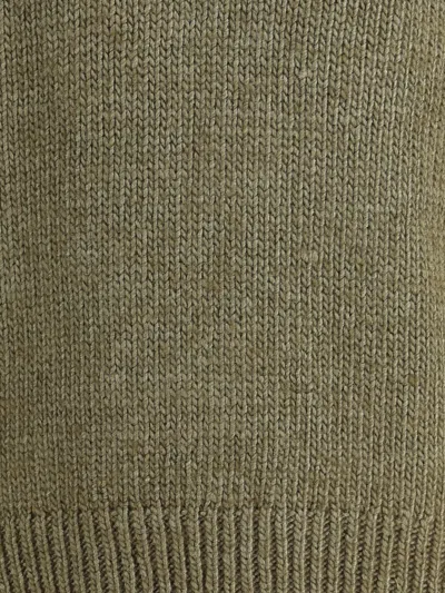 Our Legacy True Roundneck Wool And Silk Sweater In Green