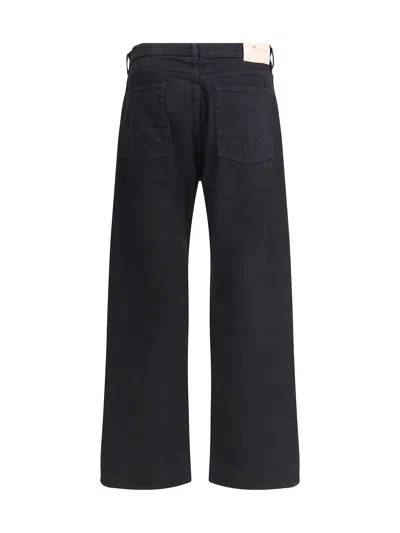 Our Legacy 25.5cm Third Cut Cotton Denim Jeans In Black