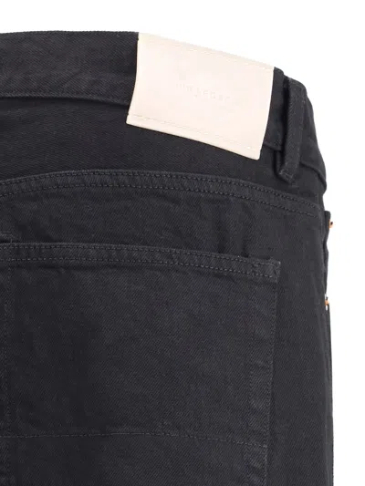 Our Legacy 25.5cm Third Cut Cotton Denim Jeans In Black