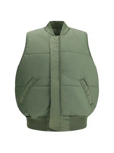 Alpha Industries Zip Pocket Gilets In Green