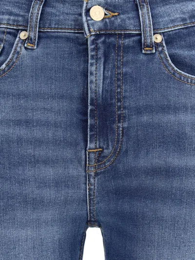 7 For All Mankind Relaxed Skinny Royalty In Blue