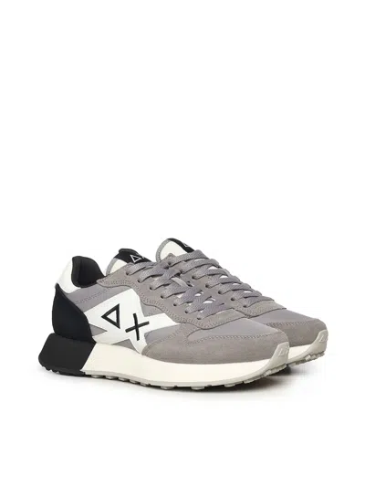 Sun 68 Jaki Solid Sneaker In Gray
