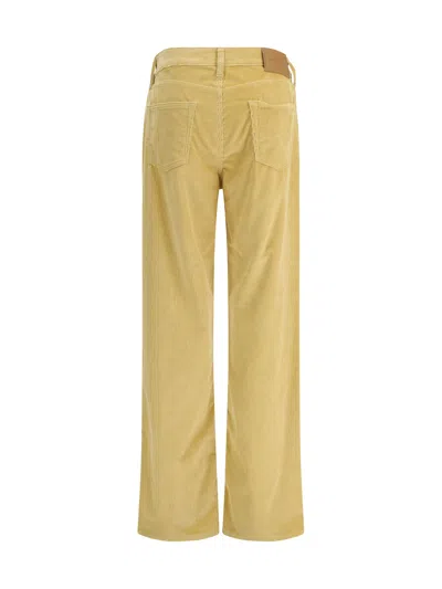 Jacob Cohen Hailey Trousers In Yellow