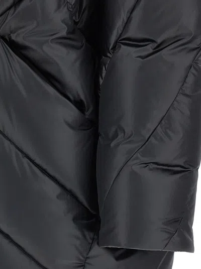 Moorer Wanita Quilted Down Jacket In Black