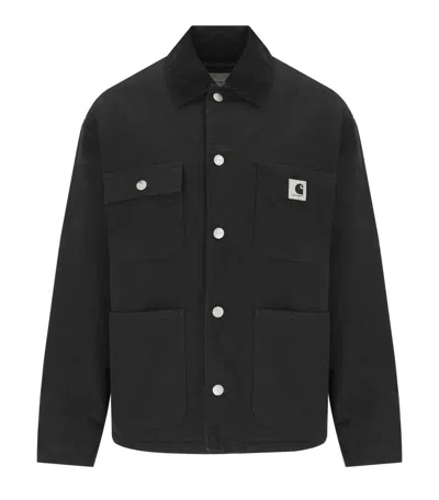 Carhartt Velvet Collar Breast Pocket Jacket In Black