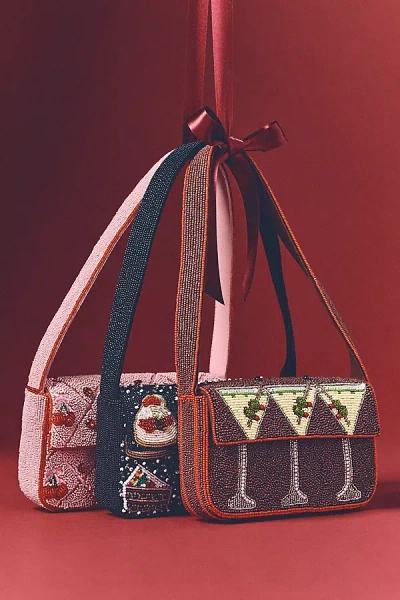 By Anthropologie The Fiona Beaded Bag: Food & Drink Edition In Multi