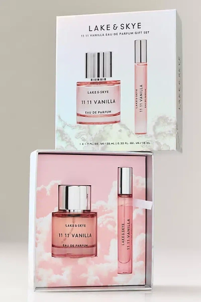 Lake & Skye 11 11 Vanilla Eau De Parfum Gift Set In Pink