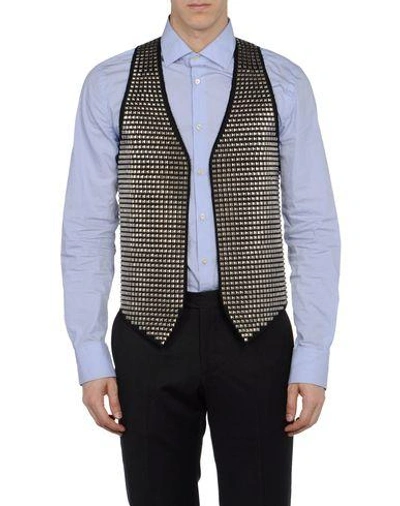 Shop Dsquared2 Suit Vest In Black