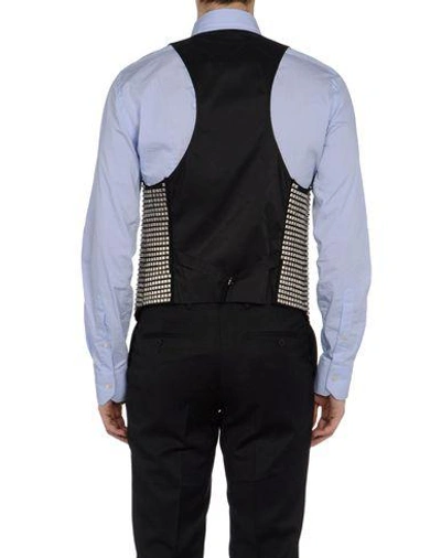 Shop Dsquared2 Suit Vest In Black