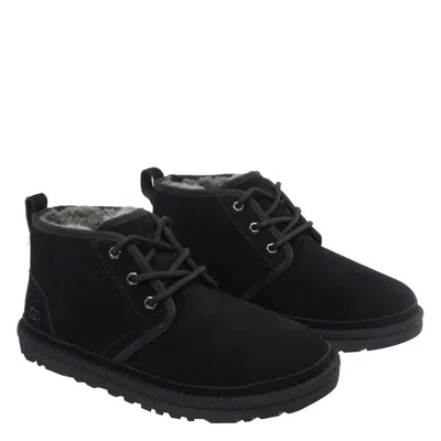 Ugg Neumel Lace-up Shoes In Black