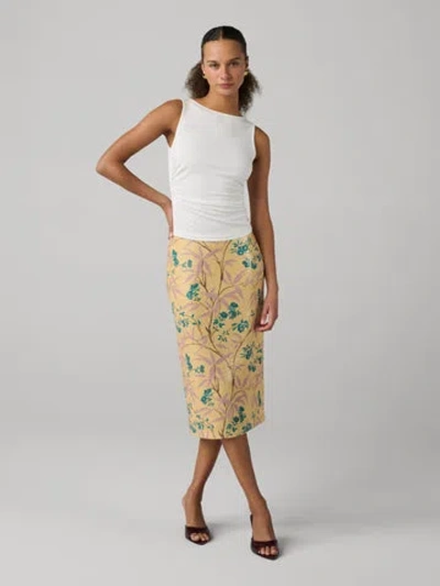 Diane Von Furstenberg Bianca Sequin Skirt In Multi