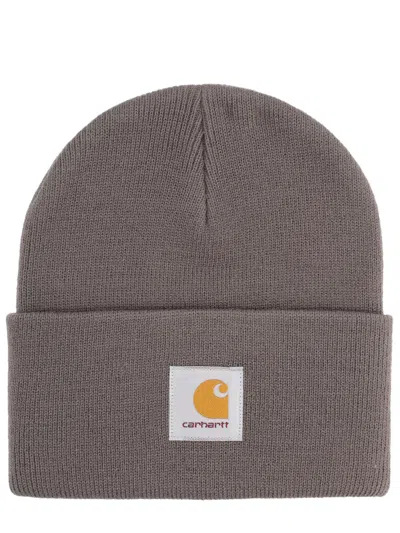 Carhartt Knitted Hat Watch In Gray
