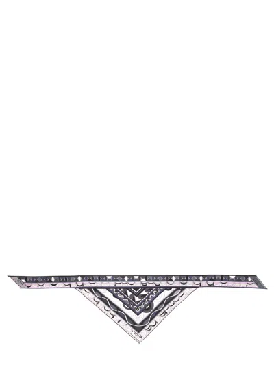 Pucci Graphic Lightweight Rectangular Scarf Design In Multi