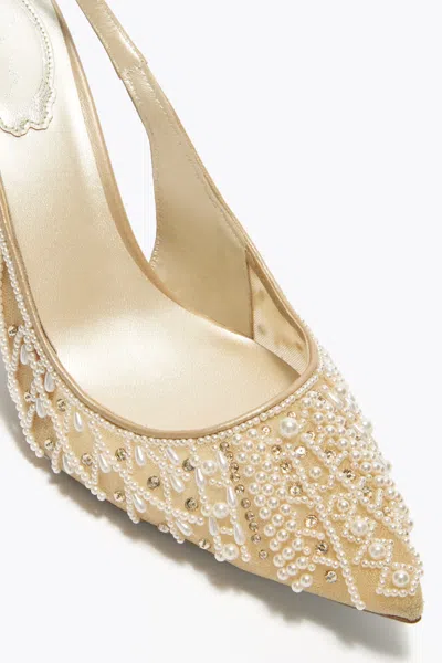 René Caovilla Lovely Honey Slingback 80 In Brown