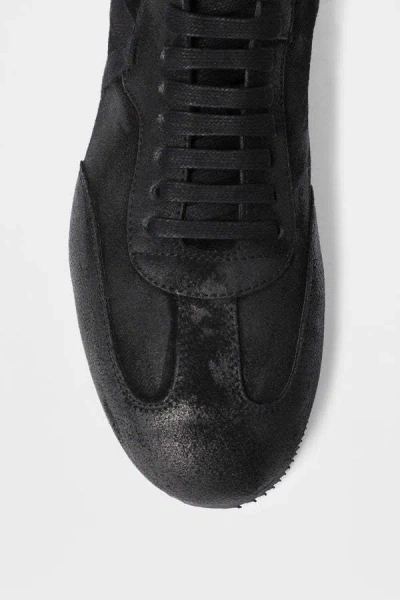 Ann Demeulemeester Fides High-top Boxing Sneakers In Black
