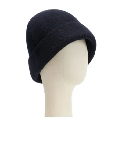 Lemaire Ribbed-knit Beanie In Black