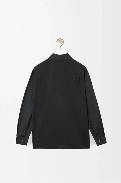 Loewe X Albers Wool Shirt In Black