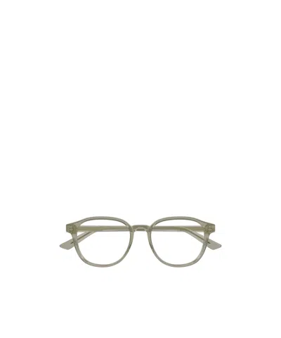 Bottega Veneta Eyewear Classic Panthos Eyeglasses In Green