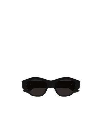 Bottega Veneta Classic Acetate Geometric Sunglasses In Black