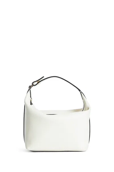 Valextra Woman White Top Handle Bags In Multi