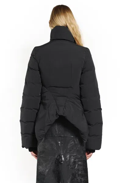 Rick Owens Woman Black Jackets In Black