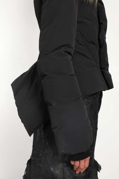 Rick Owens Woman Black Jackets In Black