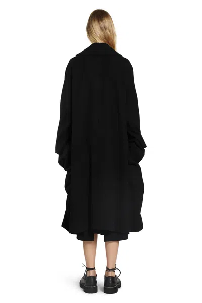 Cdgcdg Woman Black Coats In Black