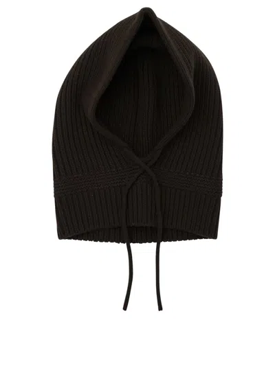 Miu Miu Virgin Wool And Cashmere Beanie In Black