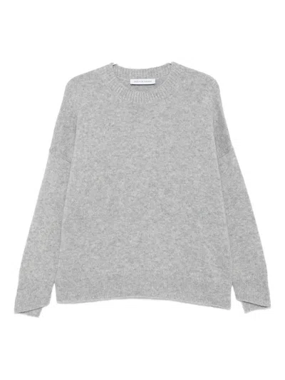 Iris Von Arnim Crew-neck Sweater In Gray