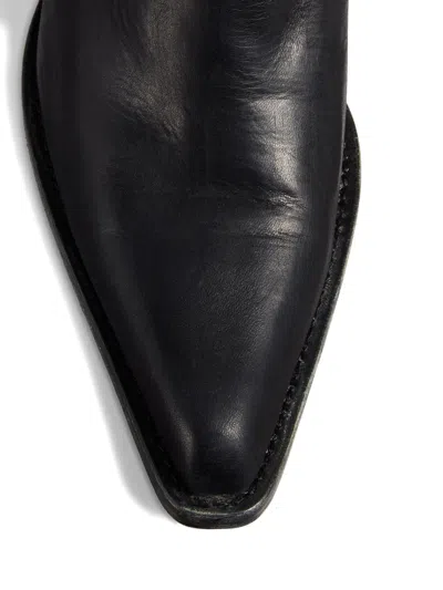 Khaite Clive 35 Leather Over-the-knee Boots In Black