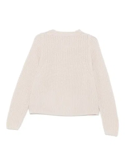 Iris Von Arnim Ribbed Sweater In Neutral