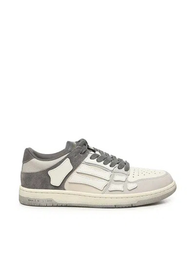 Amiri Low Top Sneakers Featuring Contrast Panels In Gray