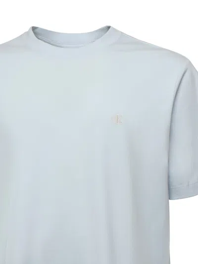 Calvin Klein Crew-neck Short-sleeves T-shirt In White