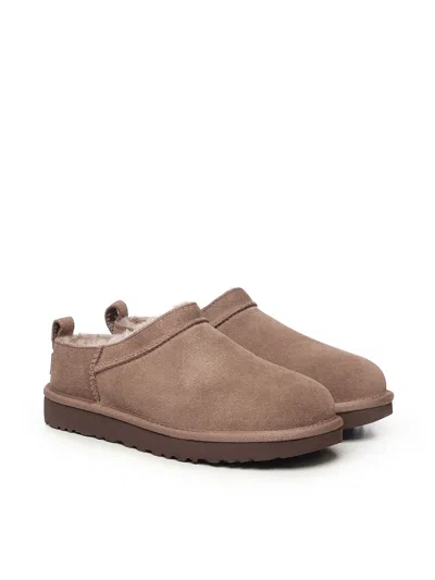 Ugg W Classic Micro Rocky Oak Mule In Brown