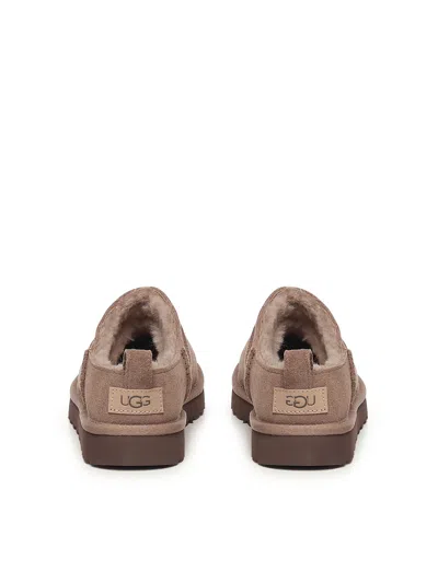 Ugg W Classic Micro Rocky Oak Mule In Brown